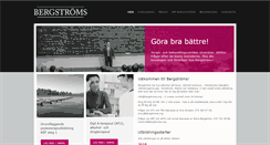 Desktop Screenshot of bergstroms.org
